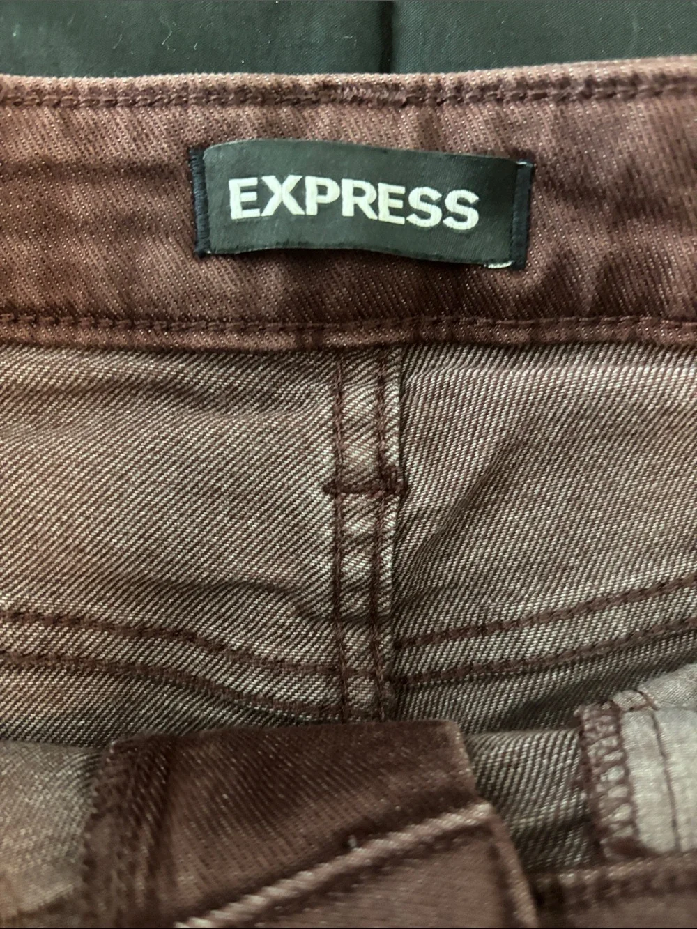 Express Men’s Skinny Jeans  in Mauve Brown 32x32